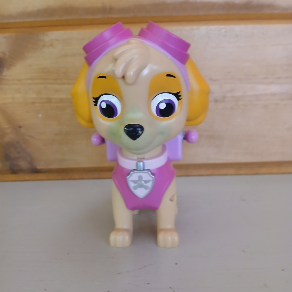 Paw Patrol Skye 6" Action Pack Pup Pop Out Wings Nickelodeon Pink Puppy Dog ZB3 - Picture 1 of 7